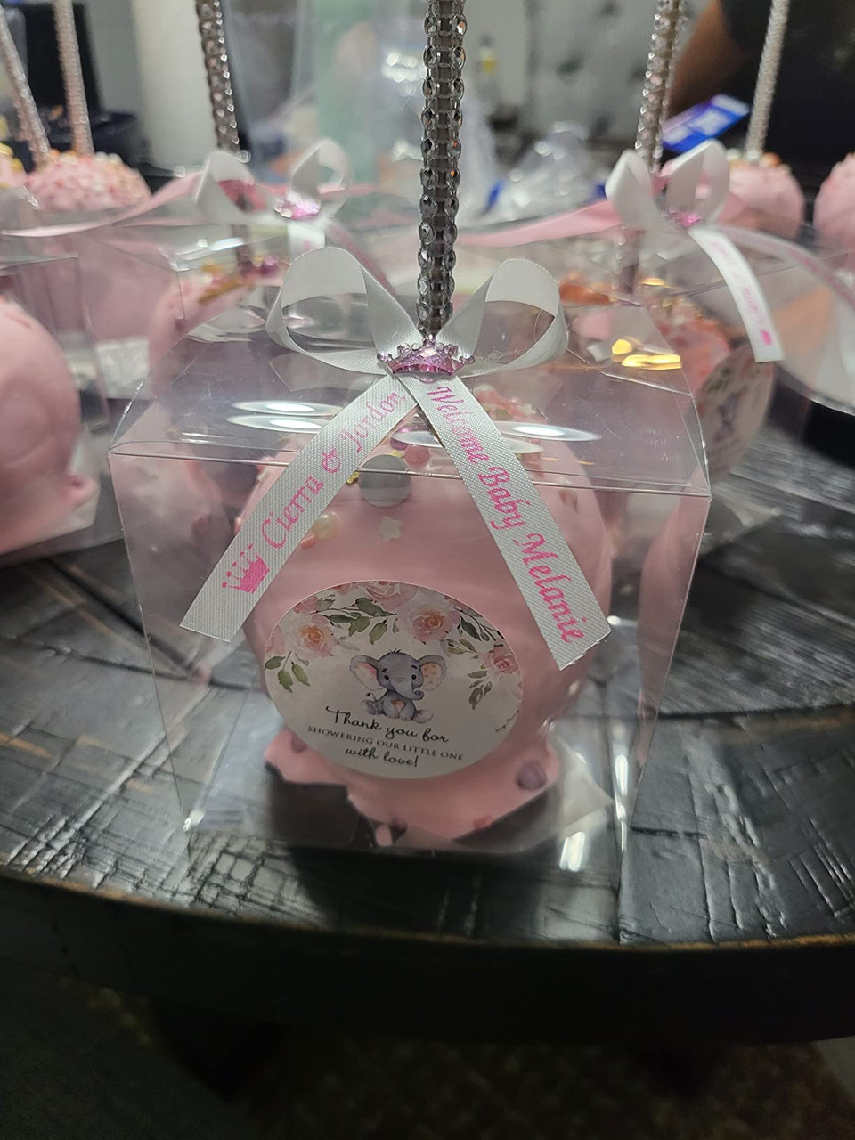 Personalized Ribbon Pins - Pack of 20